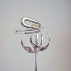 Chan Luu Textured Silver Earrings